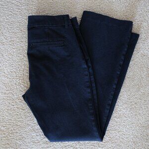 Old Navy High-Waisted Pixie Flare Pants, Black, 6P